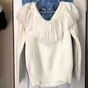 Large &merci. Off the shoulder sweater.